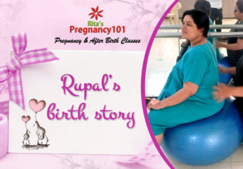 Rupal gave Birth to a baby Girl Normally with 2 Days of Labor at 41 Weeks and one day with full Moral and Physical Support
